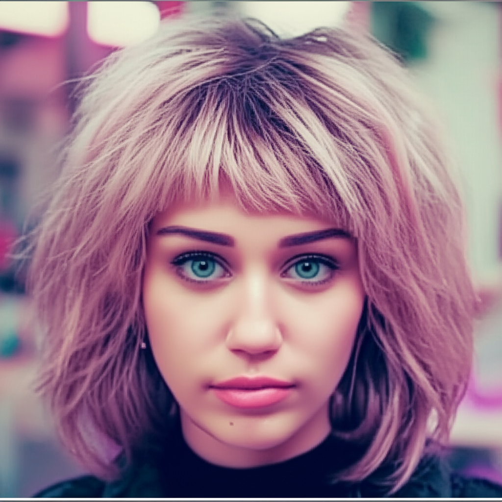 Miley Cyrus'tan 90'lar Esintili Kakül Modası!