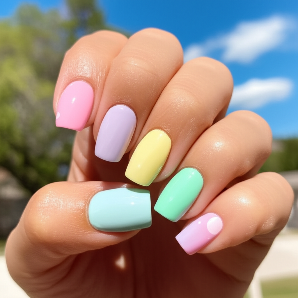 Selena Gomez'in Pastel Tırnakları: Yazın Trendi!